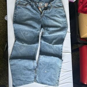 Lucky Brand Women's Light Blue Boot Cut, flare Jeans low rise, 8/29 dungarees